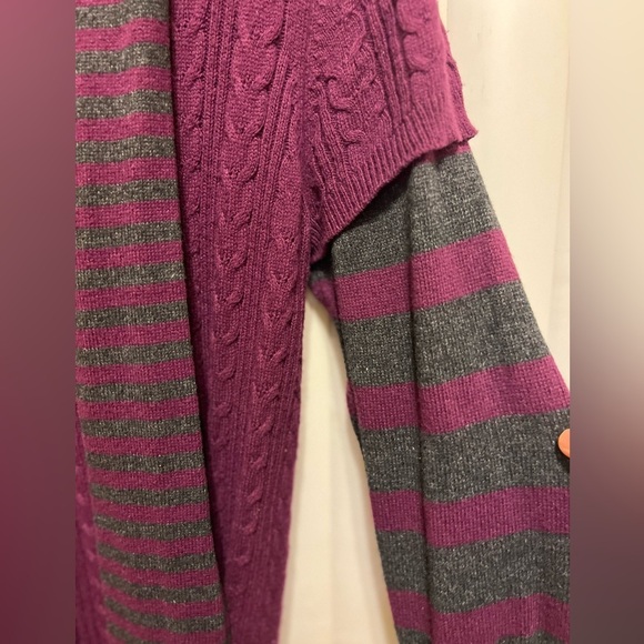 Striped sweater with its Scarf size XL - Picture 3 of 7